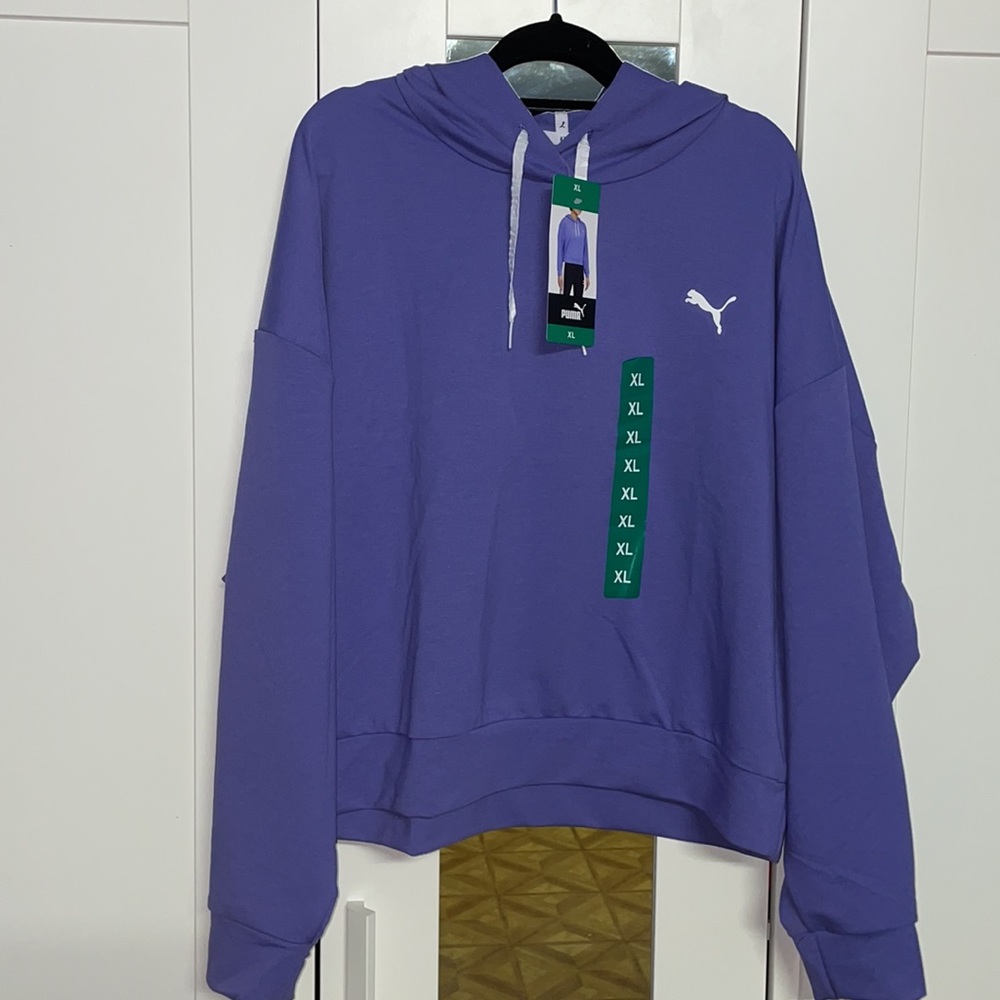 NWT Puma Modern Sport Hoodie - Purple - Size XL - Picture 2 of 7
